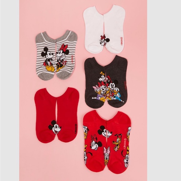 Mickey & Friends Ankle Socks Set 5 - Pack - Picture 2 of 2